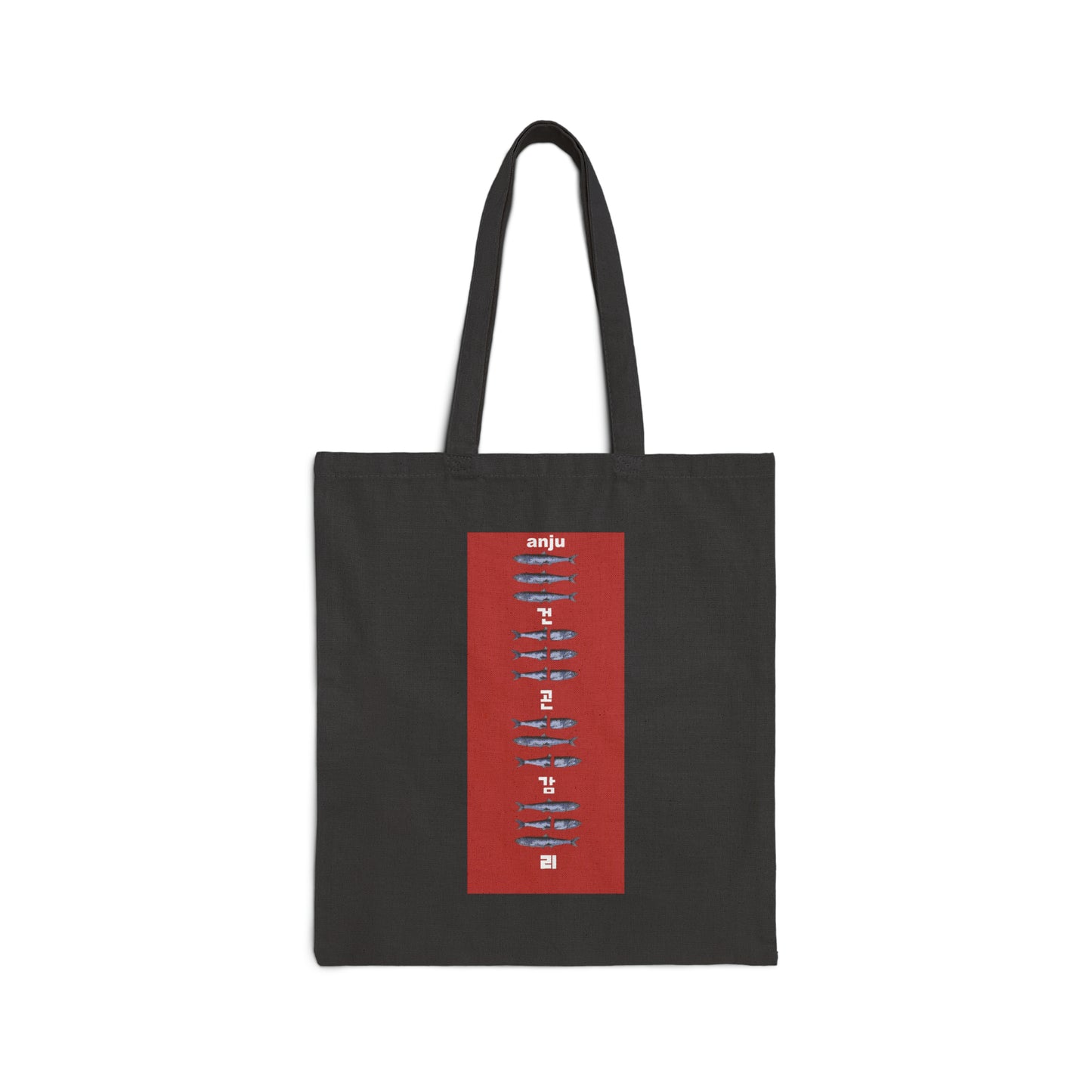 Anchovy Taegukgi Trigram tote bag