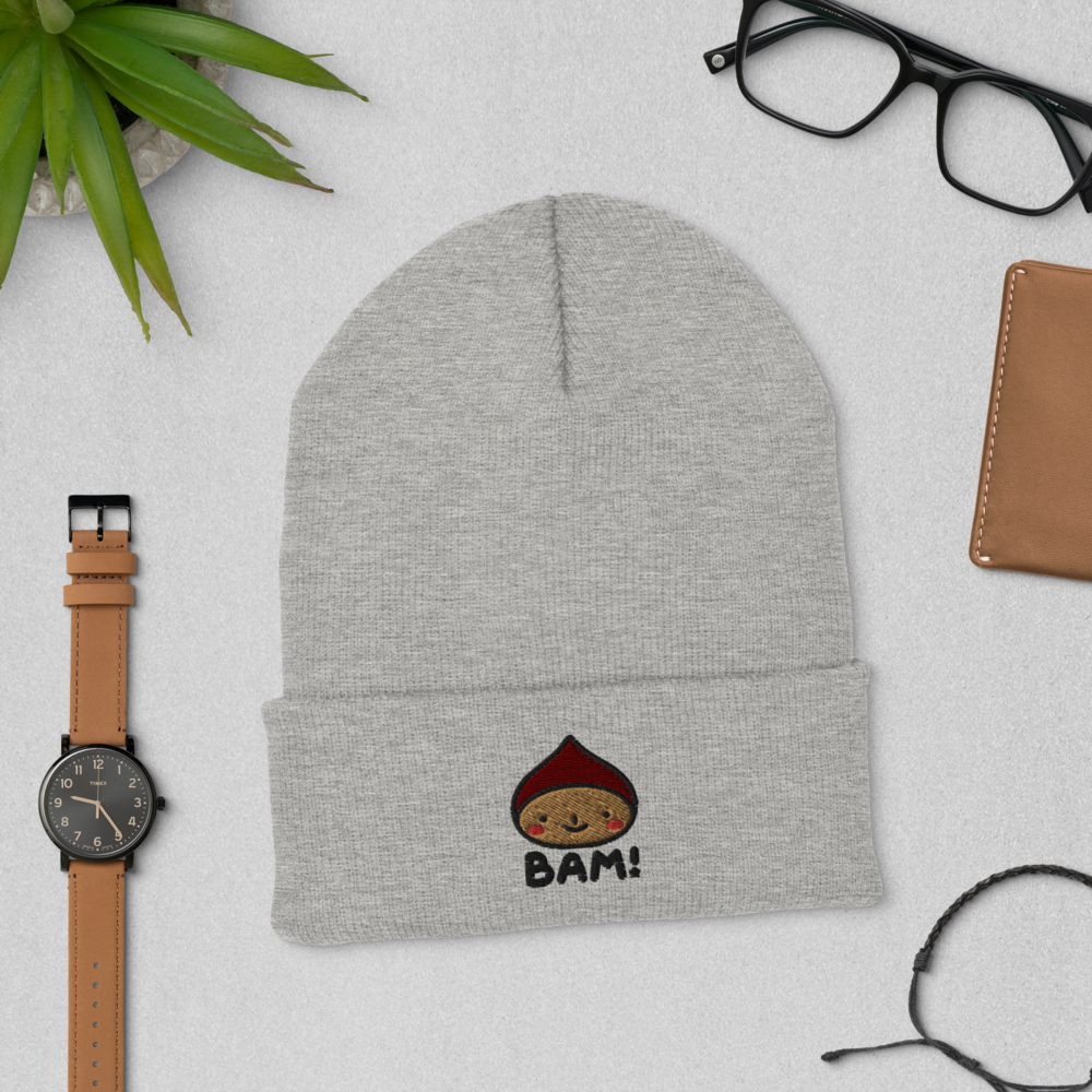 anju x mykoreanchildhood | BAM! 밤 Korean Chestnut Cuffed Beanie